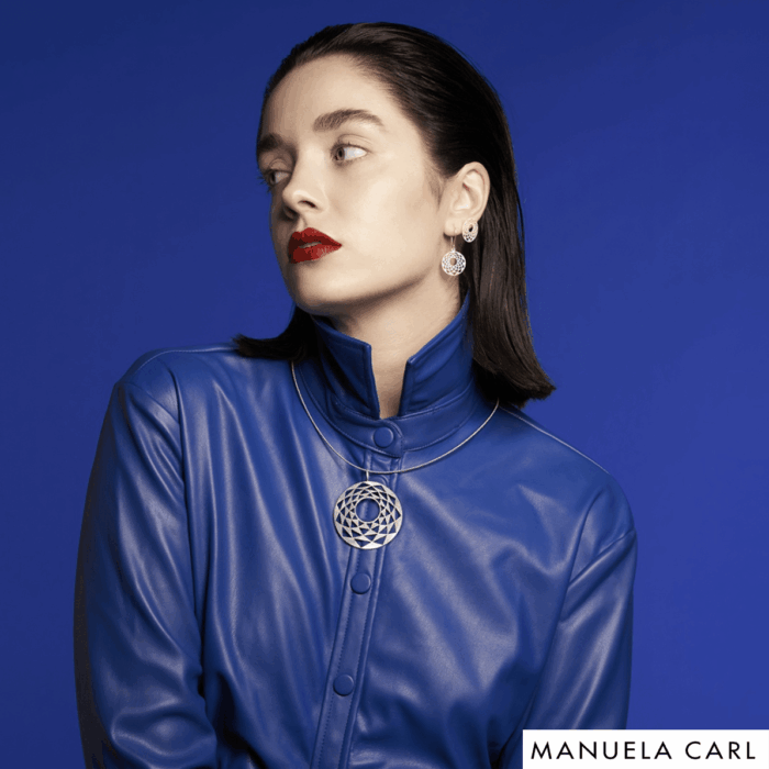 Manuela Carl Silberschmuck Anhänger Collier